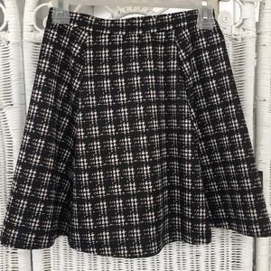 Black & White Skater Skirt